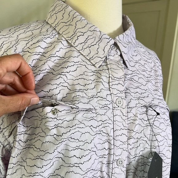 REI Sahara Long Sleeve Print Hiking Shirt NWT Size XL - Picture 8 of 14